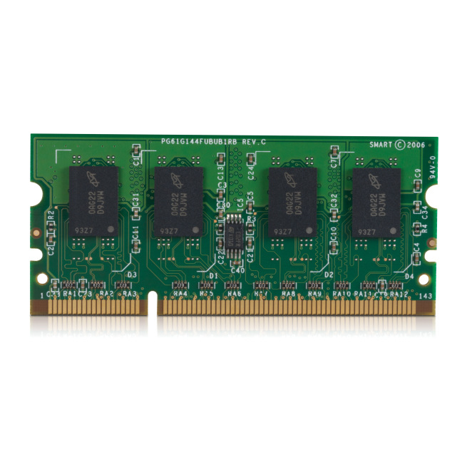 HP DIM DDR2 de 512 MB de 144 patillas x32