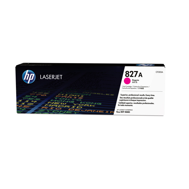 HP Cartucho de tóner original LaserJet 827A magenta
