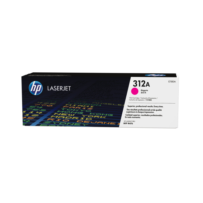 HP Cartucho de tóner 312A magenta para LaserJet