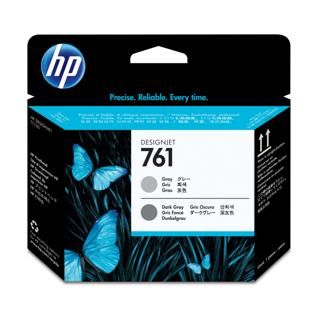 HP Cabezal de impresión Designjet 761 gris/gris oscuro