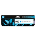 HP Cartucho de tinta original 980 cian