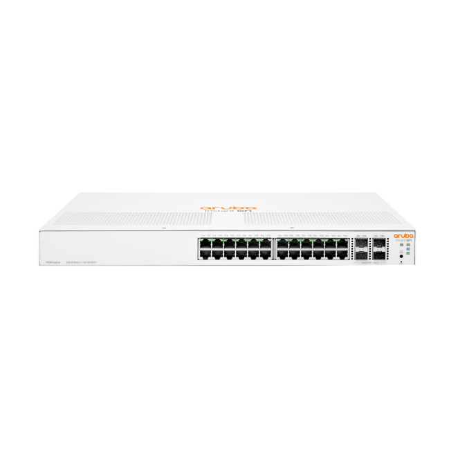 HPE Networking Instant On Switch 24p Gigabit 4p SFP+ 1930 Gestionado L2+ Gigabit Ethernet (10/100/1000) 1U Blanco