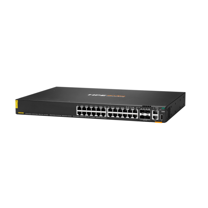 HPE Aruba Networking CX 6200F conmutador PoE L3 Gigabit Ethernet.