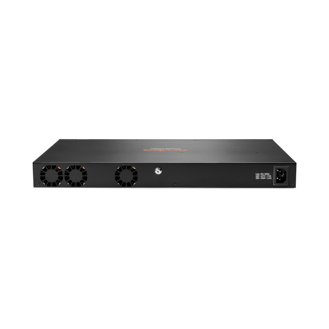 HPE Aruba Networking CX 6200F PoE switch gigabit Ethernet.