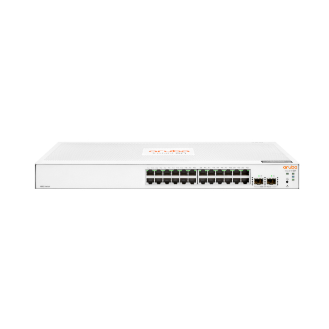 HPE Aruba Networking Aruba Instant On 1830 24G 2SFP Gestionado L2 Gigabit Ethernet (10/100/1000) 1U