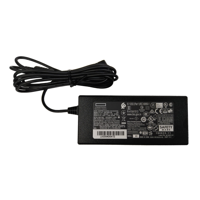HPE Aruba Networking AP-AC2-48C 48V/50W AC/DC Desktop Style Power Adapter with 1.35/3.5mm Connector