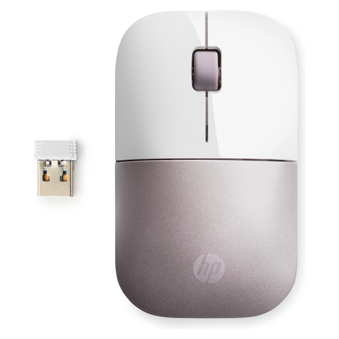 HP Ratón inalámbrico Z3700 (blanco/rosa)