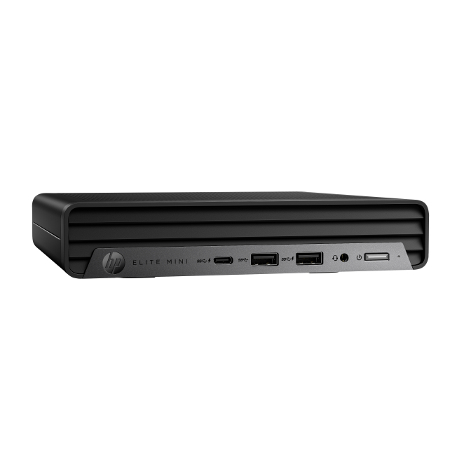 HP Elite Mini 600 G9, vista trasera de puertos