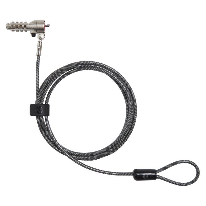 HP Bloqueo de cable esencial con combinación Nano resumen