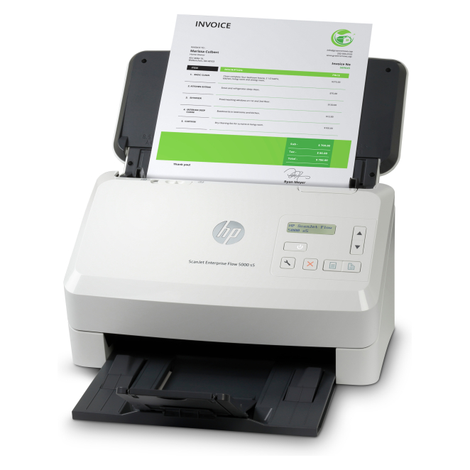 HP Scanjet Enterprise Flow 5000 s5 Escáner alimentado con hojas 600 x 600 DPI A4 Blanco