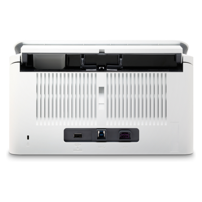 HP Scanjet Enterprise Flow 5000 s5 siendo utilizado en oficina