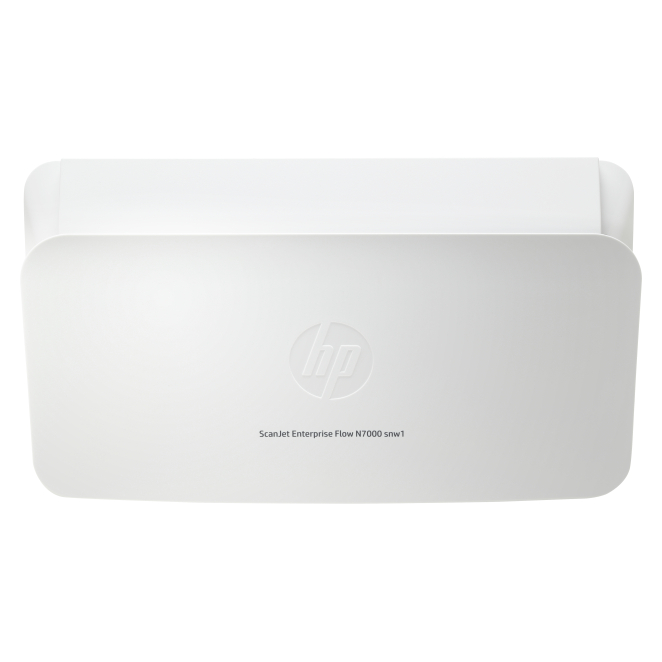 Escáner alimentado HP en oficina