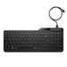 HP Teclado con cable retroiluminado multidispositivo 405