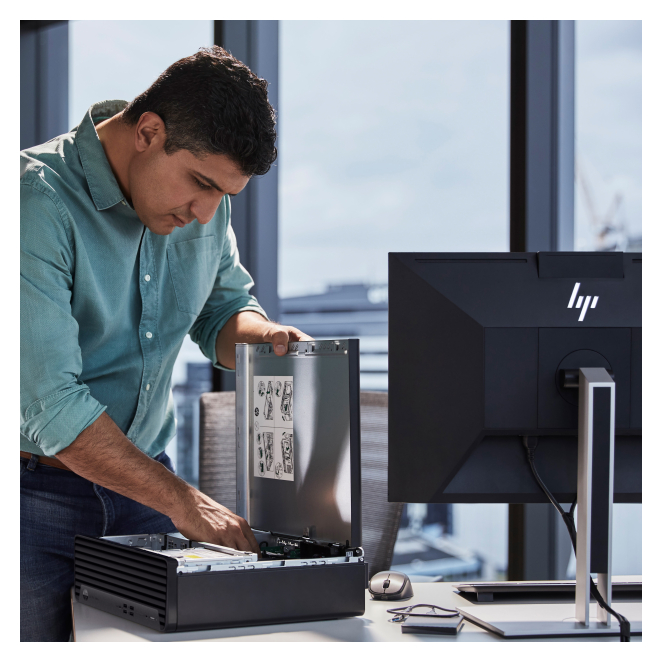 HP Elite 800 G9 puertos traseros