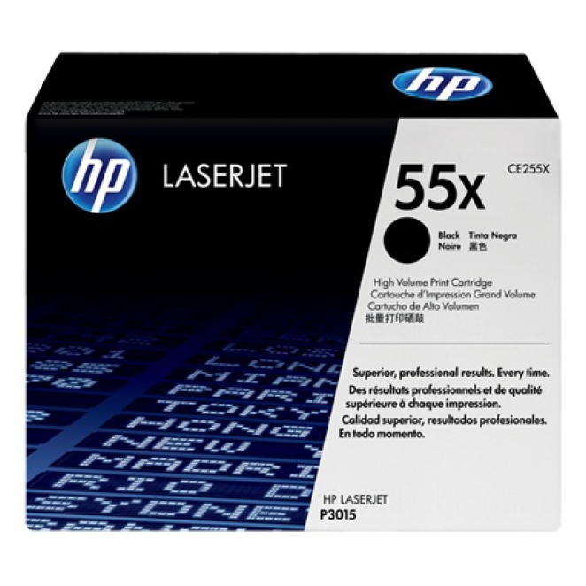 HP 2 x CE255X cartucho de tóner 2 pieza(s) Original Negro