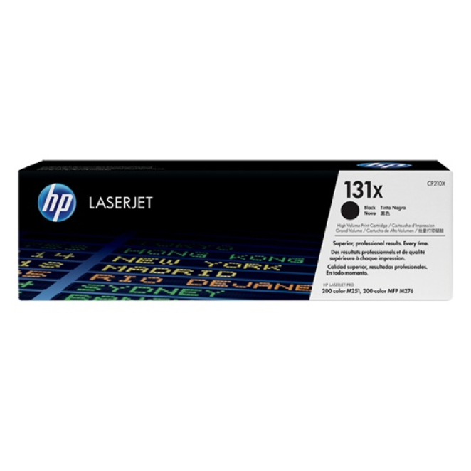 Cartucho de tóner HP 2 x CF210X original negro paquete de 2 piezas