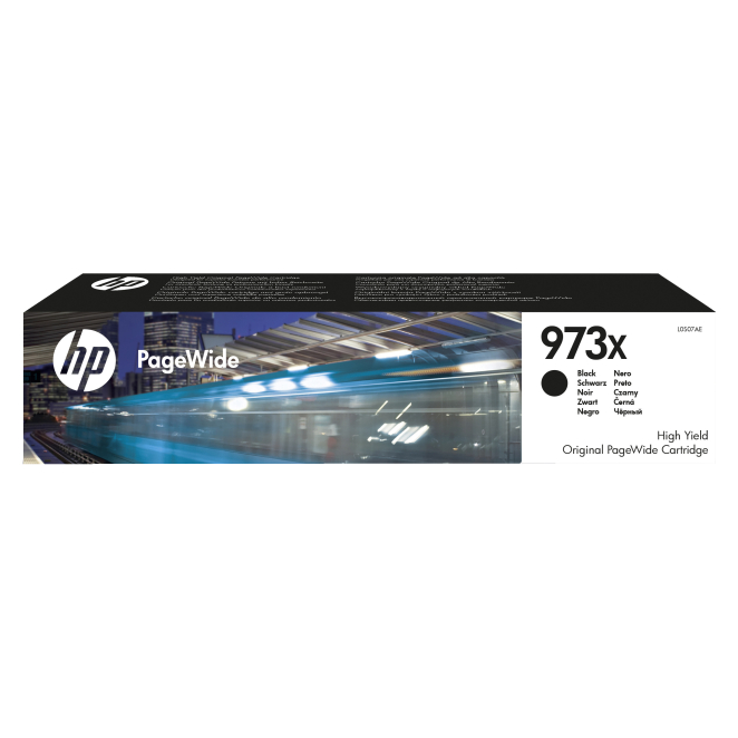 HP Cartucho negro original PageWide 973X