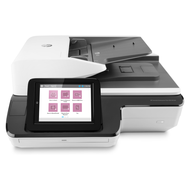 HP Scanjet Enterprise Flow N9120 fn2 Escáner plano y alimentador automático de documentos (ADF, Automatic Document Feeder) 600 x 600 DPI A3 Negro, Blanco