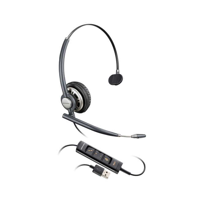 Poly Auriculares monoaurales EncorePro 715 USB-A TAA