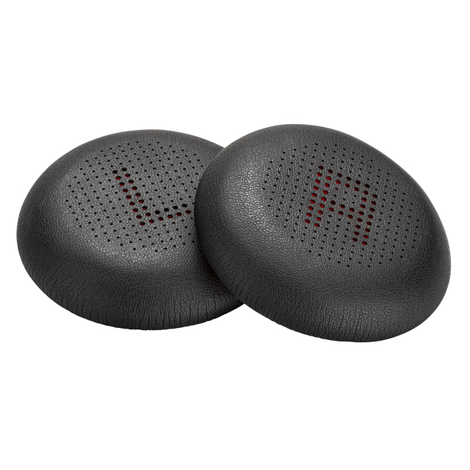 Poly Almohadillas de cuero sintético para Voyager 4300 (2 unidades)