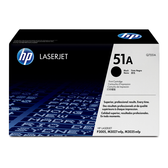 HP Cartucho de tóner original LaserJet 51A negro