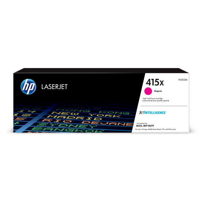 HP Cartucho de tóner Original LaserJet 415X magenta de alta capacidad