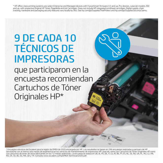 Beneficios del HP Cartucho de tóner Original LaserJet 212X amarillo de alta capacidad