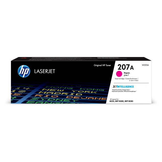 HP Cartucho de tóner Original 207A LaserJet magenta