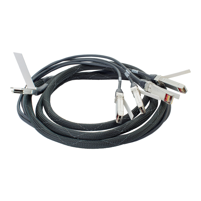 HPE BladeSystem c-Class 40G QSFP+ to 4x10G SFP+ 3m Direct Attach Copper Splitter Cable