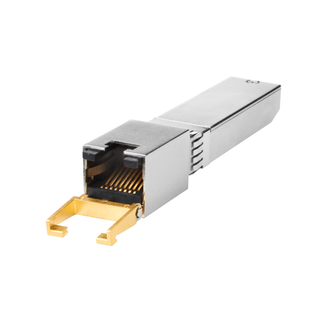 HPE 10GBase-T SFP+ Transceiver de HPE con diseño en aluminio