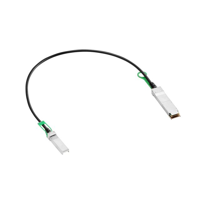 HPE Aruba Networking 50G QSFP56 to SFP56 0.65m DAC Cable
