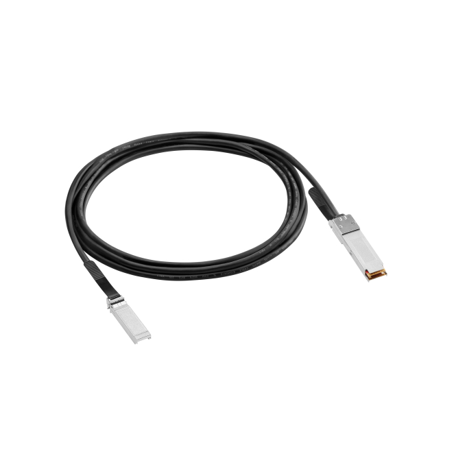 HPE Aruba Networking 50G QSFP56 to SFP56 3m DAC Cable