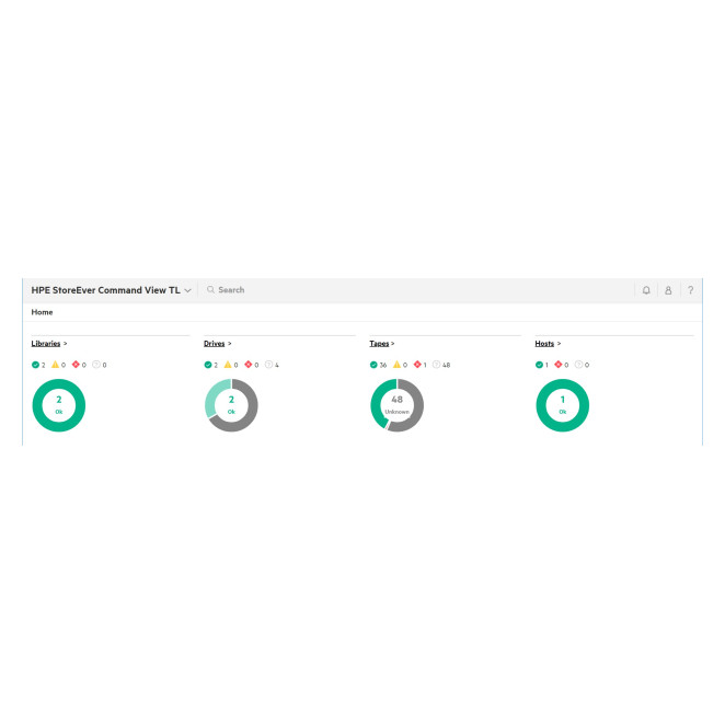 HPE StoreEver MSL Command View for Tape Libraries - TapeAssure Advanced E-LTU