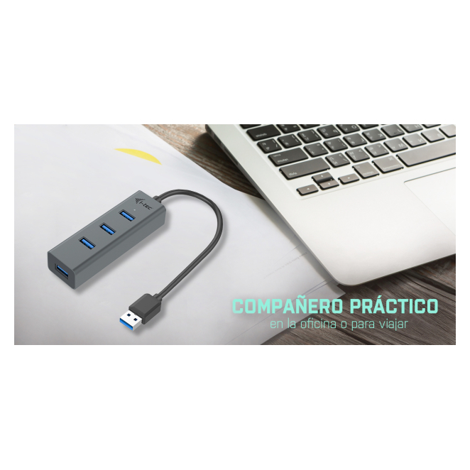 i-tec Metal USB 3.0 HUB 4 Port, experiencia de usuario óptima