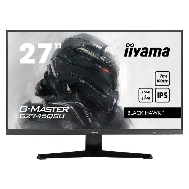 iiyama G-MASTER G2745QSU-B1 pantalla para PC 68,6 cm (27″) 2560 x 1440 Pixeles Dual WQHD LED Negro