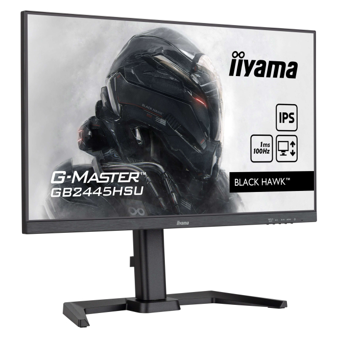 ajustes de inclinación monitor iiyama G-MASTER GB2445HSU-B2 LED