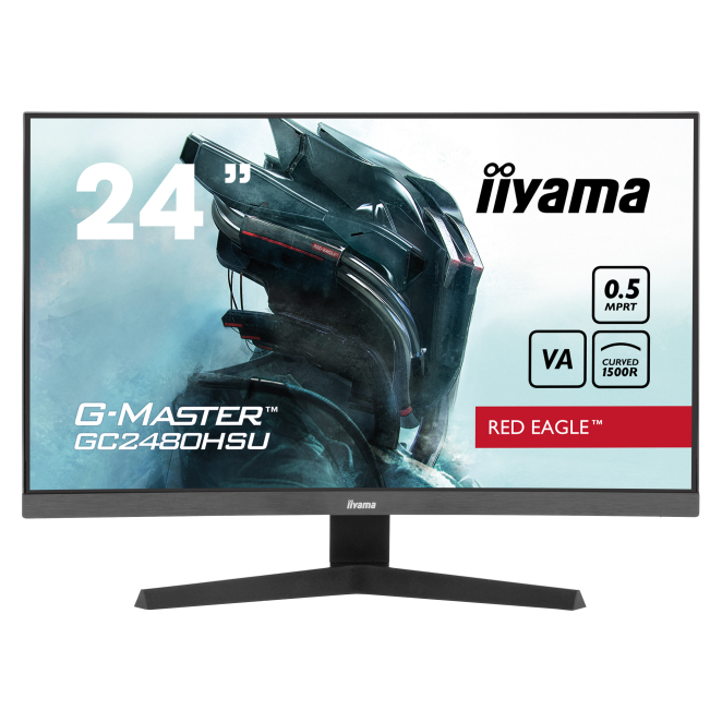 iiyama G-MASTER GC2480HSU-B1 en un escritorio