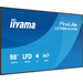 iiyama LE9864UHS-B1AG pantalla de señalización Pantalla plana para señalización digital 2,49 m (98″) Wifi 500 cd / m² 4K Ultra HD Negro Procesador incorporado Android 24/7