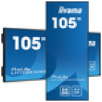 iiyama LH10551UWS-B1AG pantalla de señalización Pantalla plana para señalización digital 2,66 m (104.7″) LED 500 cd / m² UltraWide 5K HD Negro 24/7