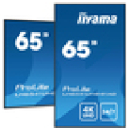 iiyama LH6541UHS-B1AG pantalla de señalización 163,8 cm (64.5″) LCD 500 cd / m² 4K Ultra HD Negro 24/7