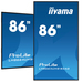 iiyama LH8664UHS-B2AG pantalla de señalización Pantalla plana para señalización digital 2,18 m (86″) Wifi 500 cd / m² 4K Ultra HD Negro Procesador incorporado Android 24/7
