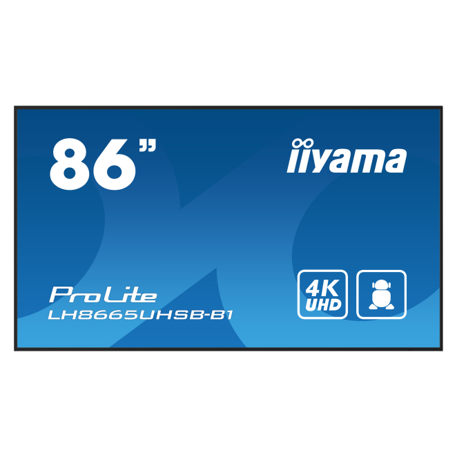 Uso comercial de la pantalla iiyama LH8665UHSB-B1