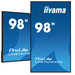 iiyama LH9875UHS-B2AG pantalla de señalización Pantalla plana para señalización digital 2,48 m (97.5″) LED Wifi 500 cd / m² 4K Ultra HD Negro Procesador incorporado Android 11 24/7