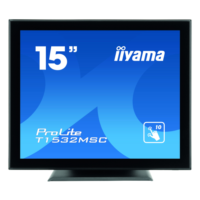iiyama T1532MSC-B5AG monitor POS 38,1 cm (15″) 1024 x 768 Pixeles Pantalla táctil