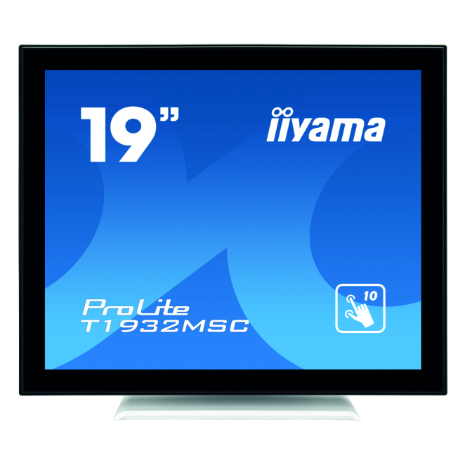iiyama ProLite T1932MSC-W5AG pantalla para PC 48,3 cm (19″) 1280 x 1024 Pixeles LED Pantalla táctil Multi-usuario Negro, Blanco