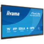 iiyama TE7512MIS-B4AG pantalla de señalización Panel plano interactivo 190,5 cm (75″) LCD Wifi 400 cd / m² 4K Ultra HD Negro Pantalla táctil Procesador incorporado Android 24/7