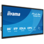 iiyama TE8615A-B1AG pantalla de señalización Panel plano interactivo 2,17 m (85.6″) Wifi 550 cd / m² 4K Ultra HD Negro Pantalla táctil Procesador incorporado Android