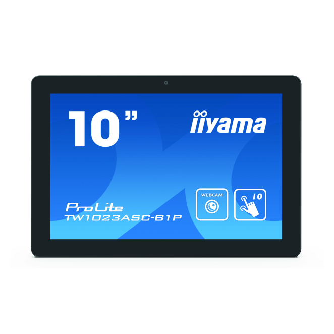 iiyama TW1023ASC-B1P pantalla para sala de reuniones 25,6 cm (10.1″) 1280 x 800 Pixeles LED 802.11b, 802.11g, Wi-Fi 4 (802.11n) Bluetooth