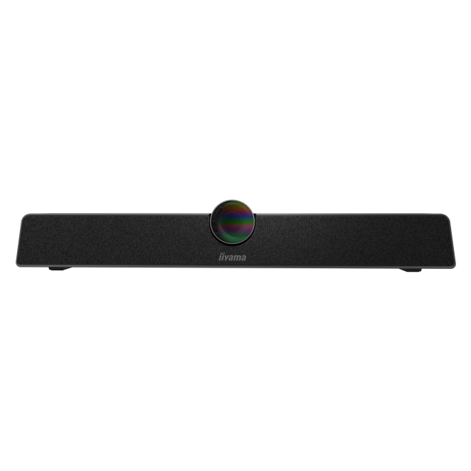 iiyama UC CAM120ULB-1 cámara web negro frontal