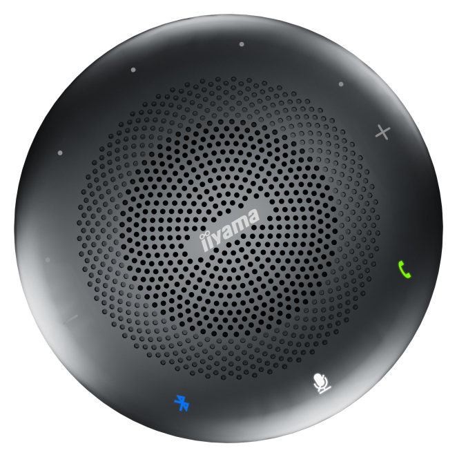 iiyama UC SPK01M altavoz Bluetooth mano libres Negro 4.2+EDR